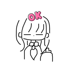 線画女子の日常