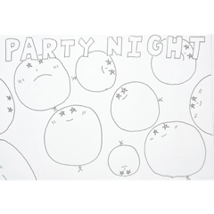 頭の大きな小人スタンプ