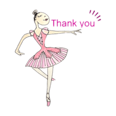 中山芽　バレエスタジオ公式スタンプ(仮)