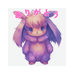 AIが作成したウサギのキャラクター