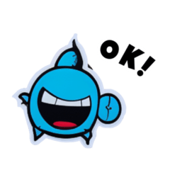 シュールなストリートアートスタンプ