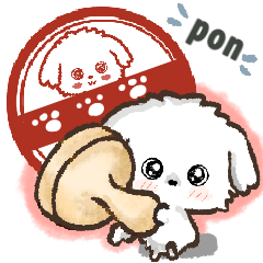 飛び出す♪ワンコdeはんこ♡ハッピー毎日