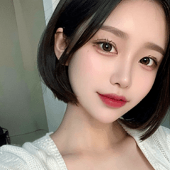単髪美女  A