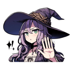 可愛い魔女っこ