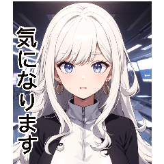 アニメAI未来感少女