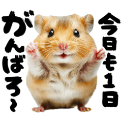 筆文字♡ハムスター