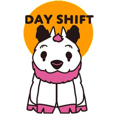 カモシカはお仕事