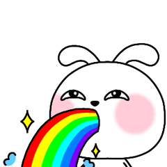 動く! 愉快なエロ目うさぎ