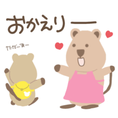 かわいいお母さんクオッカワラビー