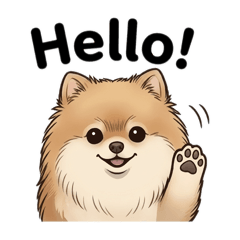 もふもふポメラニアンの日常（英語版）