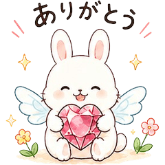 宝石×どうぶつの毎日スタンプ