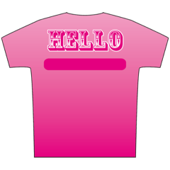 Ｔシャツ メッセージ