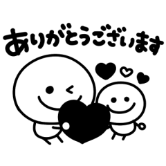 モノクロ♡棒人間