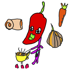 とんがらし君 カレー職人