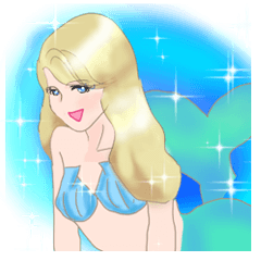 美人で綺麗なセレブのお嬢様人魚姫2