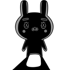 ウサギのクロちゃん