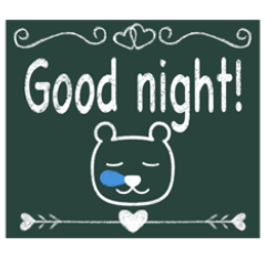 黒板アート風スタンプ