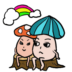 シュールで愉快なキノコたち