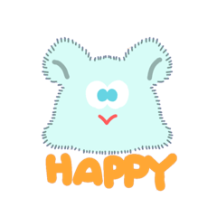 ハッピー気分なイエティの赤ちゃん