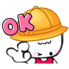 毎日使えるスタンプ　まる坊