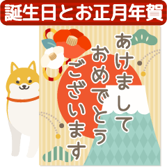 仕掛けアニメ▶誕生日とお正月年賀状