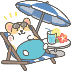 うごく！1コギの夏スタンプ2