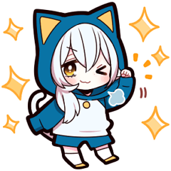 白猫少年★LINEスタンプの日