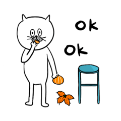 ネコ、ときどきミカン。