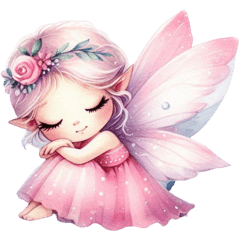 Lovey pink fairy