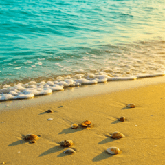 夏＊きらめく貝殻ビーチ