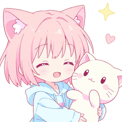 ねこ耳ちゃんと癒しのにゃんこ