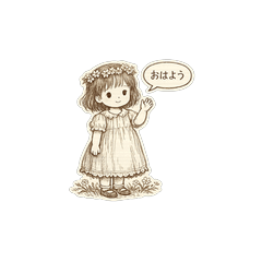 アンティーク絵本のきもち言葉