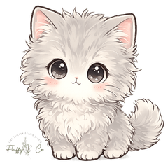 ふわにゃん 毎日つかえるあいさつスタンプ