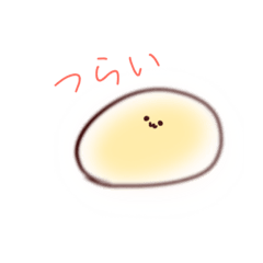 わらび餅のスタンプ