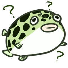 ミドリなフグさん