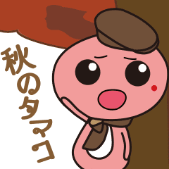秋の雰囲気のタマコ
