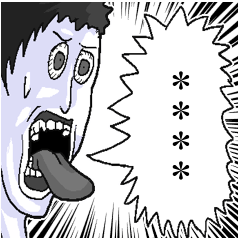 吹き出し漫画風カスタムスタンプ