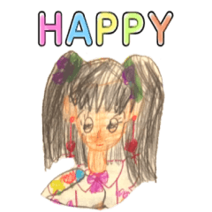 女の子のお絵描き 中国語版