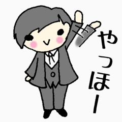 モノクロエールのスタンプ