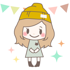 ゆるふわガーリースタンプ【日常会話】