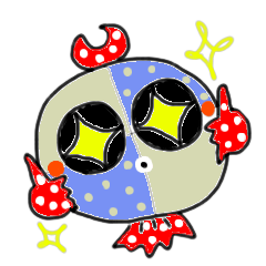 不思議な国のカラフルギョさんたち