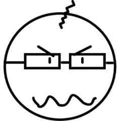 顔の表情スタンプ