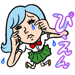 女子の流行り言葉スタンプ