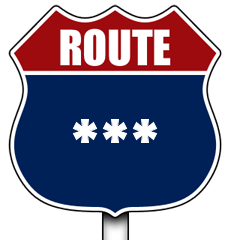 アメリカの国道の標識（J）