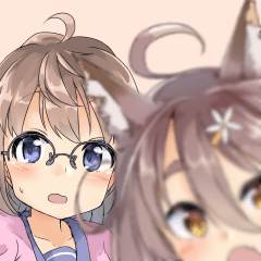 せきらちゃん&かぼすちゃんスタンプ