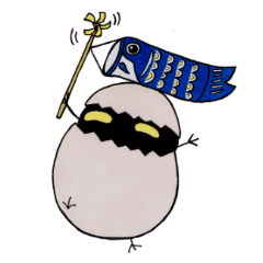 たまごの化け物とスネークさん