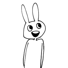 なにも考えてないうさぎ