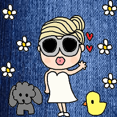 かわいい日常会話ビックスタンプ75