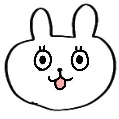 しろいうさぎさん(日常)