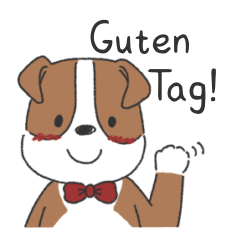 ビクターくんのドイツ＆日本語日常スタンプ